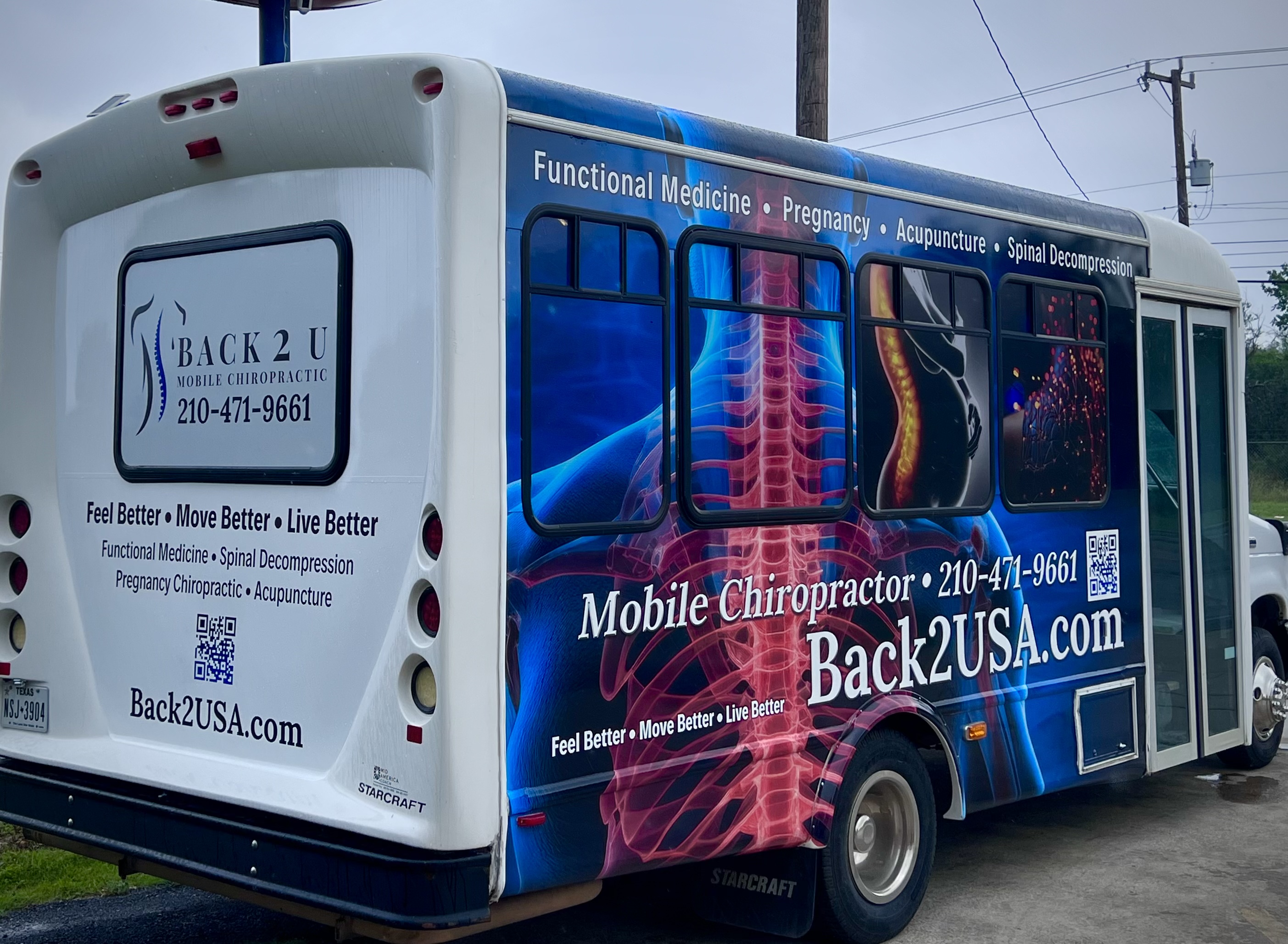 The Back 2 U shuttle